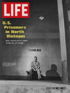 Life magazine cover of Cdr Paul Galanti, USN