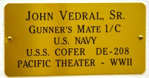 Memorial Plate